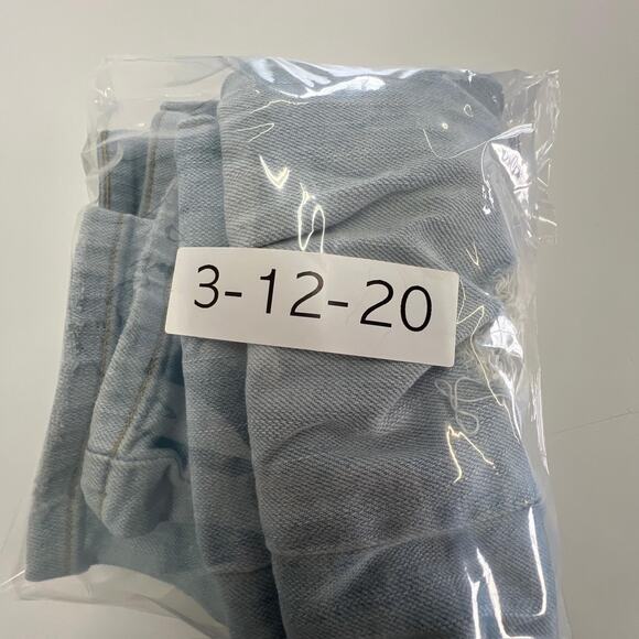 Car Mar Jeans Womens 24 Light Wash Distressed Ripped Straight Leg Made USA Denim - Picture 9 of 9